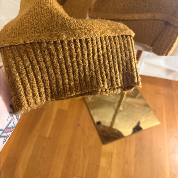 Double Zero Brown Crew Neck Sweater with Relaxed Fit - Picture 6 of 7